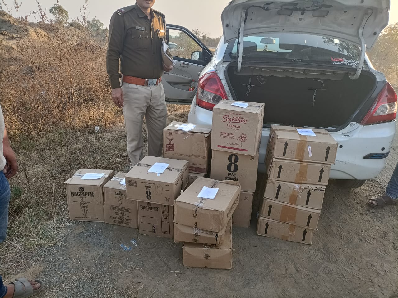 शराब पर सख्ती या सुर्खियों की खानापूर्ति? डेढ़ लाख की जब्ती, नेटवर्क जस-का-तस—कार्रवाई पर फिर सवाल