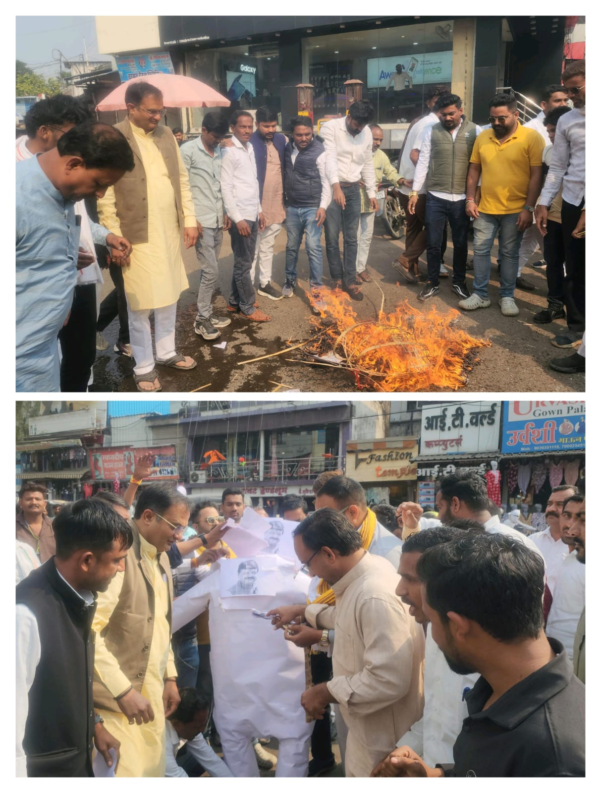 औकात विवाद पर कांग्रेस एकजुट, नेता प्रतिपक्ष के समर्थन में उतरे कांग्रेसी, विधानसभा से खण्डवा की सड़क तक विरोध