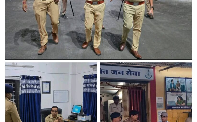 मैदान में उतरे एसपी अगम जैन, खंडवा में अपराधियों की बढ़ी बेचैनी
